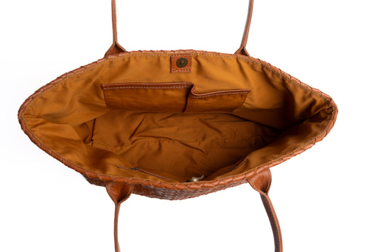 NINGSIH - Axelbandsväska, ljusbrun